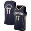 Män New Orleans Pelicans Tröja jonas valanciunas 17 Nike 2022-23 Icon Edition Marin Swingman